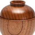 Wooden Bowl With Lid Rice Serving Bowl Food Container Tableware Food Utensil: 3  - 5 Days Free Delivery Only UK - Image 5