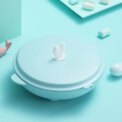 Household Portable Cute 304 Stainless Steel Children's Dinner Plate Grid Student Baby Tableware Rice Bowl Fast Food Plates: 3  - 5 Days Free Delivery Only UK - Image 5