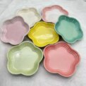 Plum Blossom Small Plate 14cm Sauce Plates French Cool Color Cake Dish Gradual Spit Bone Dish Tableware Ceramic Dessert: 3  - 5 Days Free Delivery Only UK