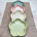 Plum Blossom Small Plate 14cm Sauce Plates French Cool Color Cake Dish Gradual Spit Bone Dish Tableware Ceramic Dessert: 3  - 5 Days Free Delivery Only UK - Image 2