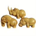 Cute Wood Carving Animals Statue Ornaments Supplies Sculptures and Figurines Home Decoration Desk Accessories: 3 - 5 Days Free Delivery Only UK - Image 6