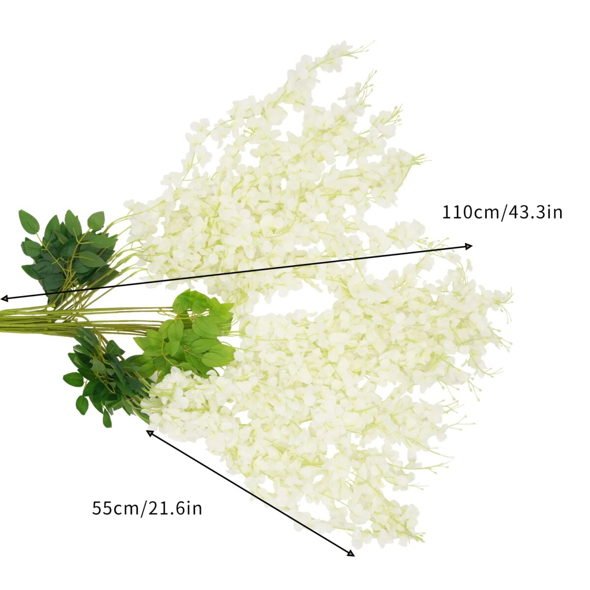 12PCS 110CM Long Wisteria Artificial Flowers for Decorate Wedding Sites, Banquet Halls, Parties: 3 - 5 Days Free Delivery Only UK - Image 6