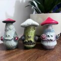 Funny Halloween Creative Skull Mushroom Sculpture Monster Resin Crafts Home Garden Decorations: 3 - 5 Days Free Delivery Only UK
