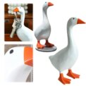 Cute Duck Statue Key Hanger Resin Goose Duck Statue Sculpture Funny Office Desk Decor Housewarming Gifts for Women Men: 3 - 5 Days Free Delivery Only UK - Image 3