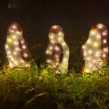 3X Christmas Penguin Acrylic LED Light Up Decoration Indoor Outdoor Figurine: 3 - 5 Days Free Delivery Only UK - Image 2