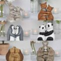 Creative Love Animal Hug Statue Resin Crafts Couple Panda Rabbit Hug Statue Wedding Anniversary Gift Birthday Home : 3 - 5 Days Free Delivery Only UK