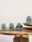 4Pcs Little Monk Figurine Lovely Buddha Doll Cute Monk Sculpture for Home Office Car Fish Tank Décor: 3 - 5 Days Free Delivery Only UK - Image 6