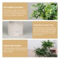 2 Pack Artificial Simulation pulp pot Nandina domestica in Pots Small House Plants for Home Office Desk Room Décor: 3 - 5 Days Free Delivery Only UK - Image 5