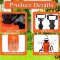 NEW 5 Litre Pressure Weed Killer Sprayer Garden Spray Bottle Chemical Water UK: 3 - 5 Days Free Delivery Only UK - Image 4