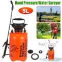 NEW 5 Litre Pressure Weed Killer Sprayer Garden Spray Bottle Chemical Water UK: 3 - 5 Days Free Delivery Only UK