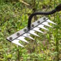 5/6/7/8 Teeth Agricultural Rake Soil Loosening Weeding Tool Manganese Steel Garden Weeding Rake Multi-use Agricultural Straw Hoe: 3 - 5 Days Free Delivery Only UK