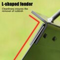 Multifunctional Outdoor Garden Cleaning Shovel 30cm Steel Flat Shovel Ice Shovel Weeding Planting Farm Weeding Tool: 3 - 5 Days Free Delivery Only UK - Image 2