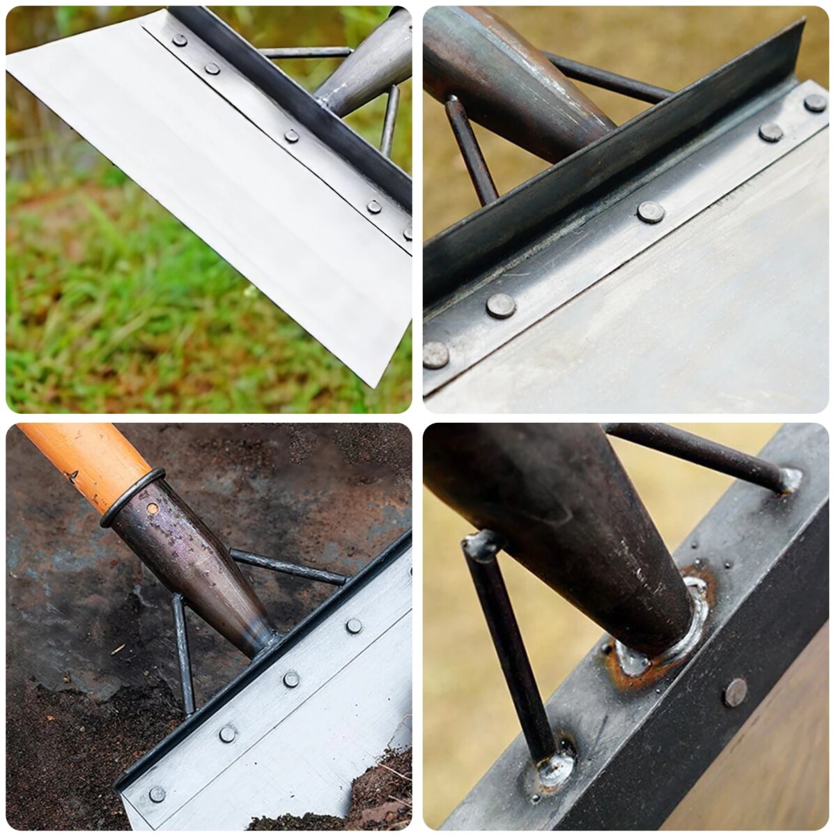 Multifunctional Outdoor Garden Cleaning Shovel 30cm Steel Flat Shovel Ice Shovel Weeding Planting Farm Weeding Tool: 3 - 5 Days Free Delivery Only UK - Image 5