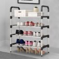 Modern Nordic Style 4-layer Entrance Door Shoe Rack Storage Rack Home Storage Shoe Cabinet, 60 cm x 30 cm x 80 cm: 3 - 5 Days Free Delivery Only UK - Image 4
