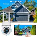 Ease Life APP Wireless 1080P HD Indoor/Outdoor WiFi Security Camera, Colour Night Vision, 2-Way Audio, 360° Black Y108: 3 - 5 Days Free Delivery Only UK - Image 5