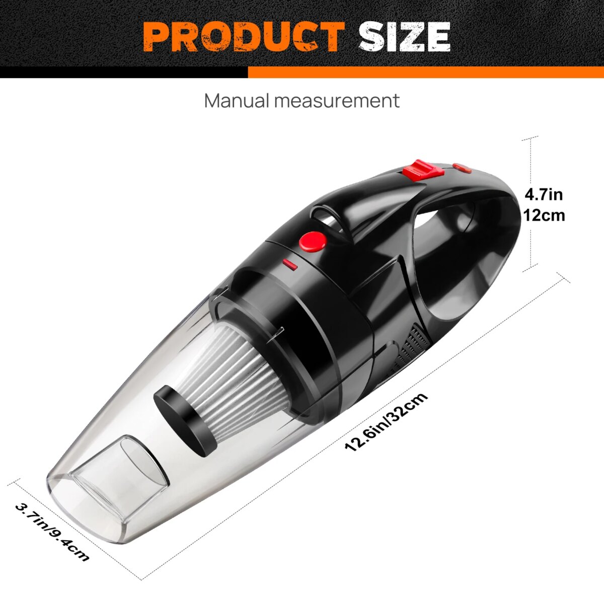 3 IN 1 Cordless Handheld Vacuum Cleaner, Rechargeable Portable Powerful Cordless Vacuum Cleaner, Long Runtime USB Rechargeable: 3 - 5 Days Free Delivery Only UK - Image 6