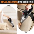3 IN 1 Cordless Handheld Vacuum Cleaner, Rechargeable Portable Powerful Cordless Vacuum Cleaner, Long Runtime USB Rechargeable: 3 - 5 Days Free Delivery Only UK - Image 3