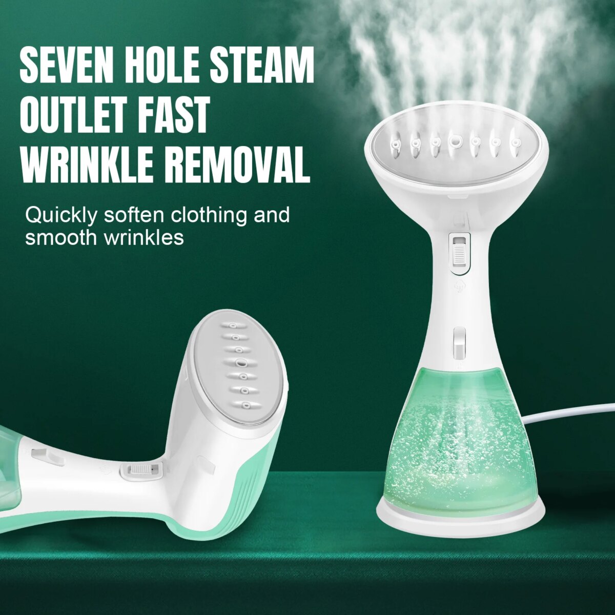 Day Plus 4800W UK Plug Garment Handheld Steamer Fabric Curtain Clothes Iron Heat Travel Steam DIY,Steamer for Clothes, Home 300ML Tank: 3 - 5 Days Free Delivery Only UK - Image 4