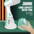 Day Plus 4800W UK Plug Garment Handheld Steamer Fabric Curtain Clothes Iron Heat Travel Steam DIY,Steamer for Clothes, Home 300ML Tank: 3 - 5 Days Free Delivery Only UK - Image 3