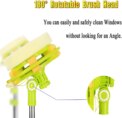 Window Squeegee Cleaner, Glass Dust High-Rise Window Cleaning Brush, Telescopic Pole, 2 in 1 Sponge Squeegee Equipment: 3 - 5 Days Free Delivery Only UK - Image 5