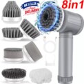 Rechargeable Electric Cordless Cleaning Brush Spin Scrubber Turbo Scrub Cleaner: 3 - 5 Days Free Delivery Only UK