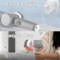 Rechargeable Electric Cordless Cleaning Brush Spin Scrubber Turbo Scrub Cleaner: 3 - 5 Days Free Delivery Only UK - Image 2