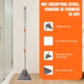 Triangle Mop 360° Rotatable Extendable Adjustable 206.5 Cm Cleaning Mop For Tub Tile Floor Wall Cleaning Mop Deep Cleaning: 3 - 5 Days Free Delivery Only UK Mop - Image 2