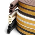 6M Rubber Seal Weather Strip Foam Sticky Tape Door Window Draught Excluder: 3 - 5 Days Free Delivery Only UK - Image 2