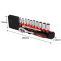 1/4" Ratchet Socket Wrench Set Drive Sockets Set Extension Rod Multi-function Ratchet Spanner Car Motorcycle Repair Hand Tool: 3 - 5 Days Free Delivery Only UK - Image 4