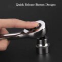 1/4" Ratchet Socket Wrench Set Drive Sockets Set Extension Rod Multi-function Ratchet Spanner Car Motorcycle Repair Hand Tool: 3 - 5 Days Free Delivery Only UK - Image 2