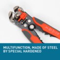5 IN 1 Automatic Wire Stripper Cutter Crimper Tools Professional Electrician Wire Tool Electrical Cable Terminal Tool Orange: 3 - 5 Days Free Delivery Only UK - Image 6