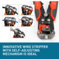 5 IN 1 Automatic Wire Stripper Cutter Crimper Tools Professional Electrician Wire Tool Electrical Cable Terminal Tool Orange: 3 - 5 Days Free Delivery Only UK - Image 5
