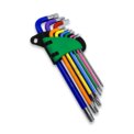 9Pcs Torx Key Set Star End  Long Folding Wrench Set T10-T50 Hex Extra Security Colour Coded for Vehicle Bicycle Repairs Tool: 3 - 5 Days Free Delivery Only UK - Image 6