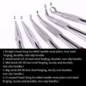 5PCS 11" Extra Long Nose Pliers Straight 45 & 90 Degrees Bent Tip Hand Tool Set: 3 - 5 Days Free Delivery Only UK - Image 5