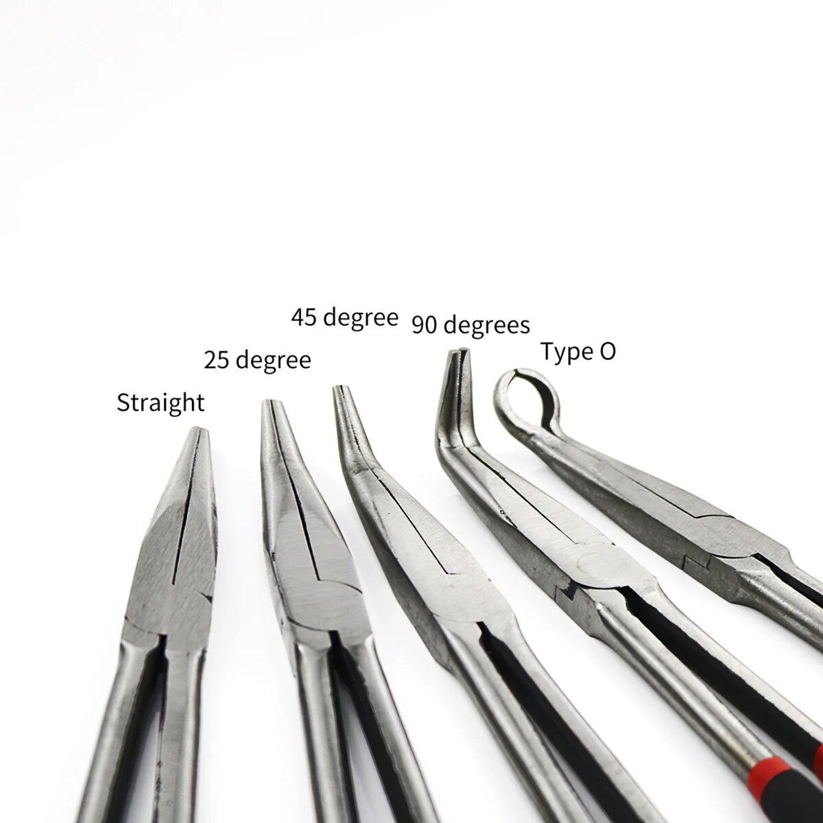 5PCS 11" Extra Long Nose Pliers Straight 45 & 90 Degrees Bent Tip Hand Tool Set: 3 - 5 Days Free Delivery Only UK - Image 2