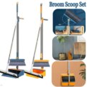DURABLE LONG-HANDLED DUSTPAN & BRUSH SET, STRONG METAL HANDLE BROOM SWEEPER: 3 - 5 Days Free Delivery Only UK - Image 2