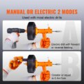 SucceBuy Drain Cleaner Machine 25FT Automatic Tube Cleaner Blockage Unblocker Toilet Sewer Dredge Machine for Kitchen Bat: 3 - 5 Days Free Delivery Only UKhroom - Image 4