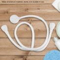 Double Tap Push On Bath Shower Head and Hose Hairdresser Shampoo Spray Pet Cleaner Set Bath Shower Head and Hose Set: 3 - 5 Days Free Delivery Only UK - Image 3