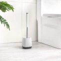 Nicoman Squircle White Toilet Brush & Holder With Silicone Head: 3 - 5 Days Free Delivery Only UK