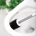 Nicoman Squircle White Toilet Brush & Holder With Silicone Head: 3 - 5 Days Free Delivery Only UK - Image 4