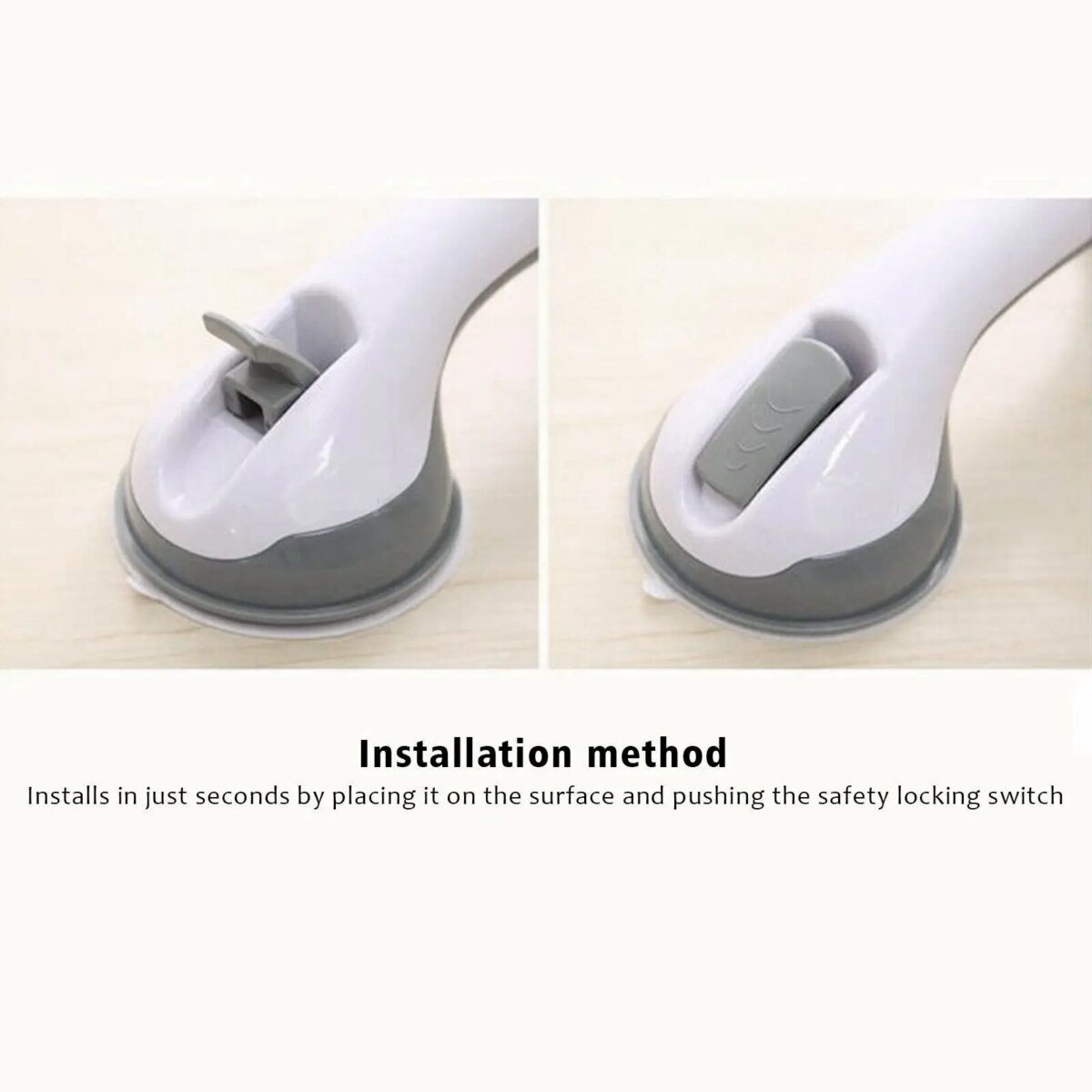 2Pcs Bathroom Suction Cup Handrail Grip Shower Tub Grab Bar Anti Slip Handle Rail Aid For Kid Elderly Safety Bath Shower Toilet: 3 - 5 Days Free Delivery Only UK - Image 6