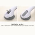 2Pcs Bathroom Suction Cup Handrail Grip Shower Tub Grab Bar Anti Slip Handle Rail Aid For Kid Elderly Safety Bath Shower Toilet: 3 - 5 Days Free Delivery Only UK - Image 6
