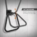 Stylish Wall Mounted Towel Ring - Stainless Steel Hand Towel Holder for Bathroom & Lavatory - Sleek Matte Black Finish: 3 - 5 Days Free Delivery Only UK - Image 4