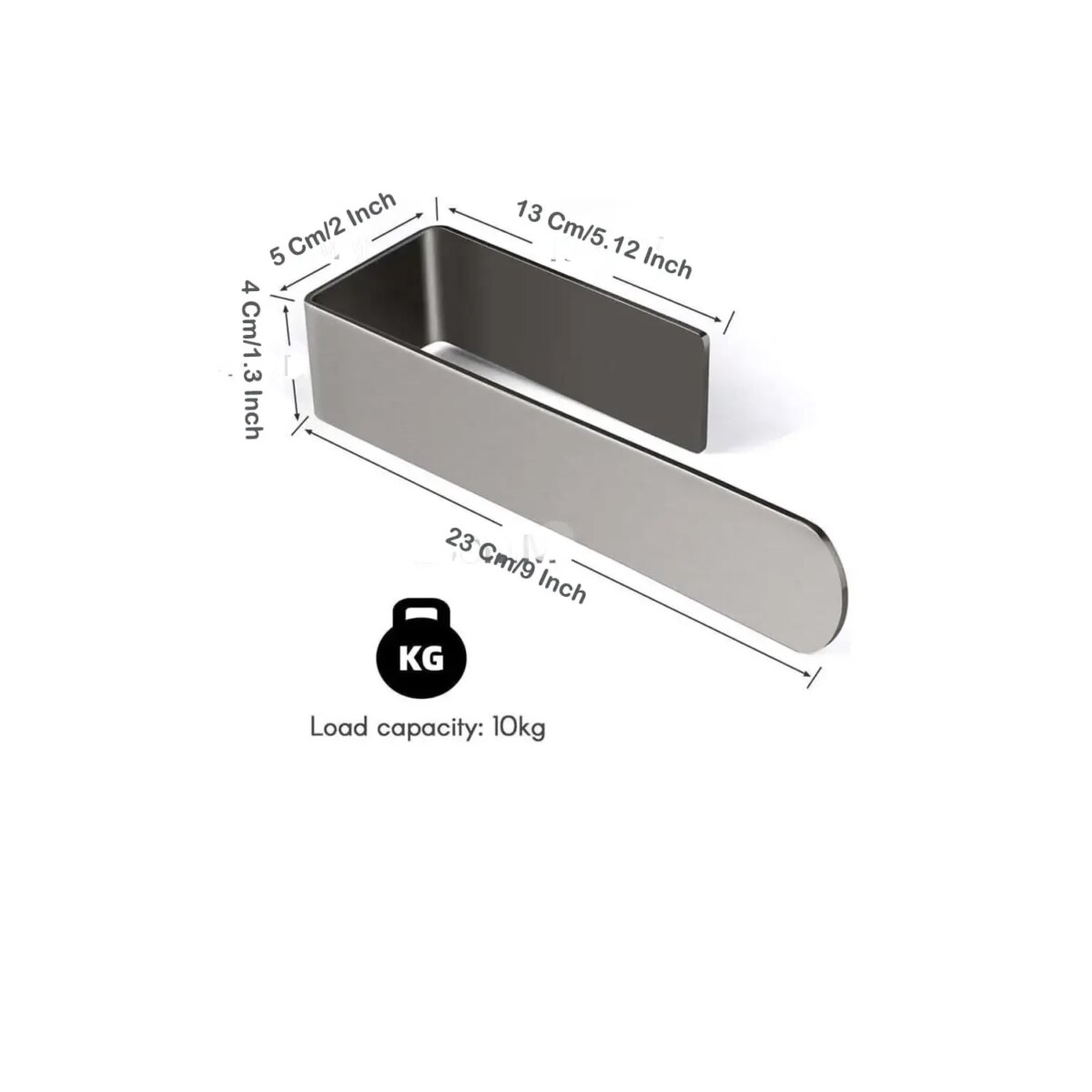 9/14Inch Self Adhesive Bathroom Towel Holder 304 Stainless Steel Towel Racks for Bathrooms Wall Silver No Drilling Towel Holder: 3 - 5 Days Free Delivery Only UK - Image 5