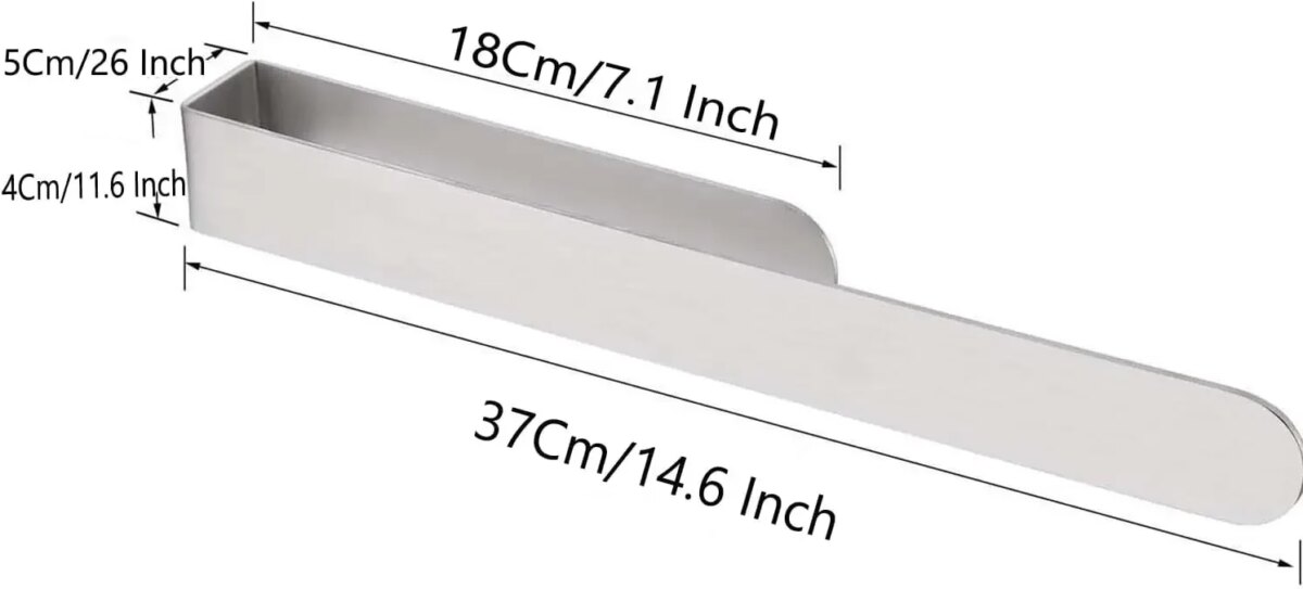 9/14Inch Self Adhesive Bathroom Towel Holder 304 Stainless Steel Towel Racks for Bathrooms Wall Silver No Drilling Towel Holder: 3 - 5 Days Free Delivery Only UK - Image 6