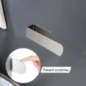 9/14Inch Self Adhesive Bathroom Towel Holder 304 Stainless Steel Towel Racks for Bathrooms Wall Silver No Drilling Towel Holder: 3 - 5 Days Free Delivery Only UK - Image 3