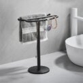 Metal Countertop Hand Towel Holder Double Sided Stand for Bathroom  and Vanity Hand Towels and Small Guest Towels Counter: 3 - 5 Days Free Delivery Only UK - Image 6