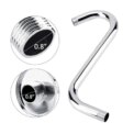S Shaped Shower Arm Standard High Rise Shower Head Extension Pipe Shower Arm Extender Wall Mounted Bathroom Accessories: 3 - 5 Days Free Delivery Only UK - Image 5