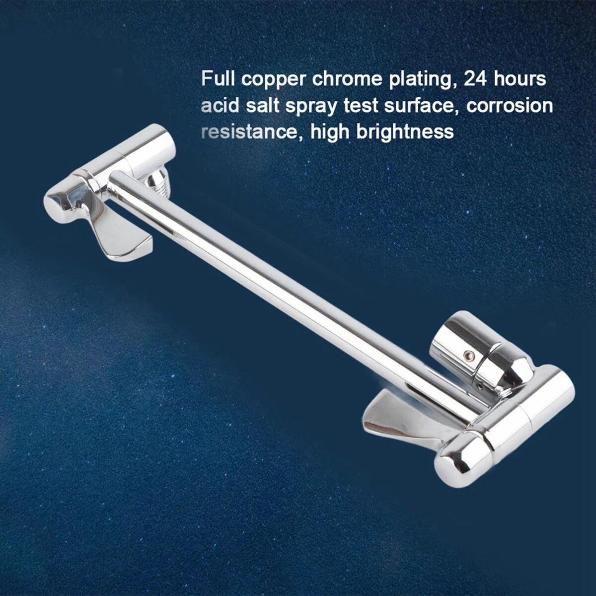 Adjustable Shower Arm Extension Adjustable Arch Design Shower Extension Arm Wall Mount for Bathroom Showering  Shower Arm: 3 - 5 Days Free Delivery Only UK - Image 2
