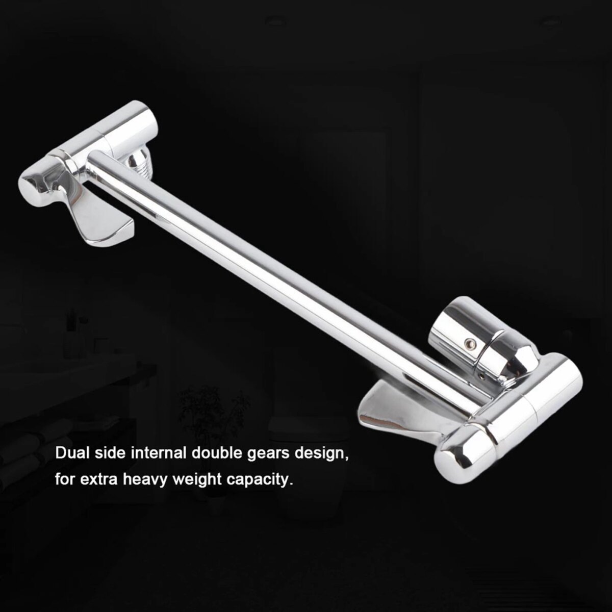 Adjustable Shower Arm Extension Adjustable Arch Design Shower Extension Arm Wall Mount for Bathroom Showering  Shower Arm: 3 - 5 Days Free Delivery Only UK - Image 3